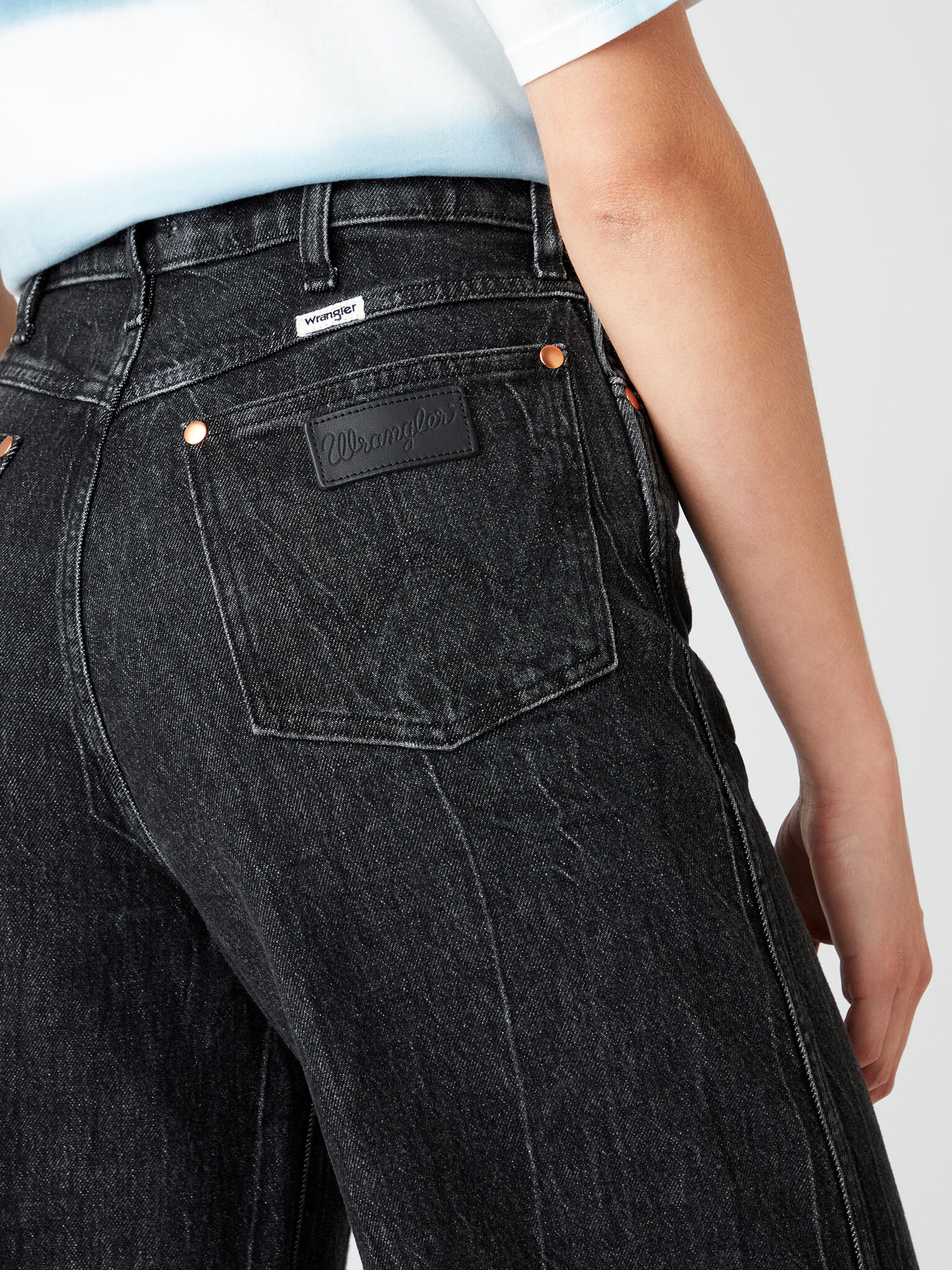 Wrangler Rock Jeans Cheren - Pepit.bg