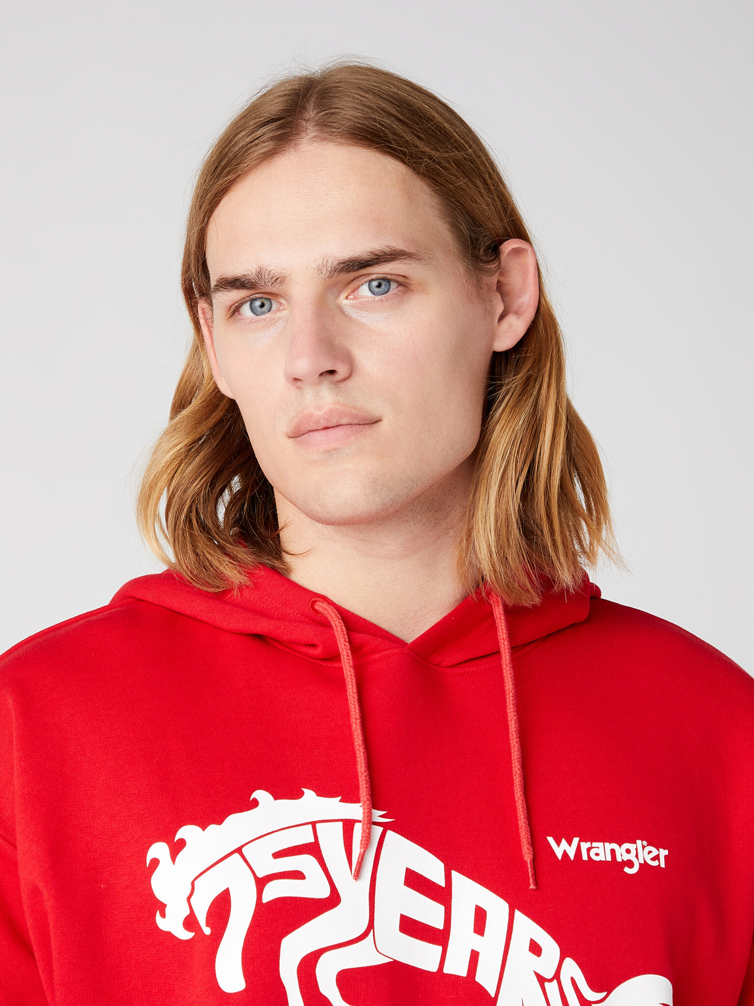 Wrangler Sweatshirt Cherven - Pepit.bg