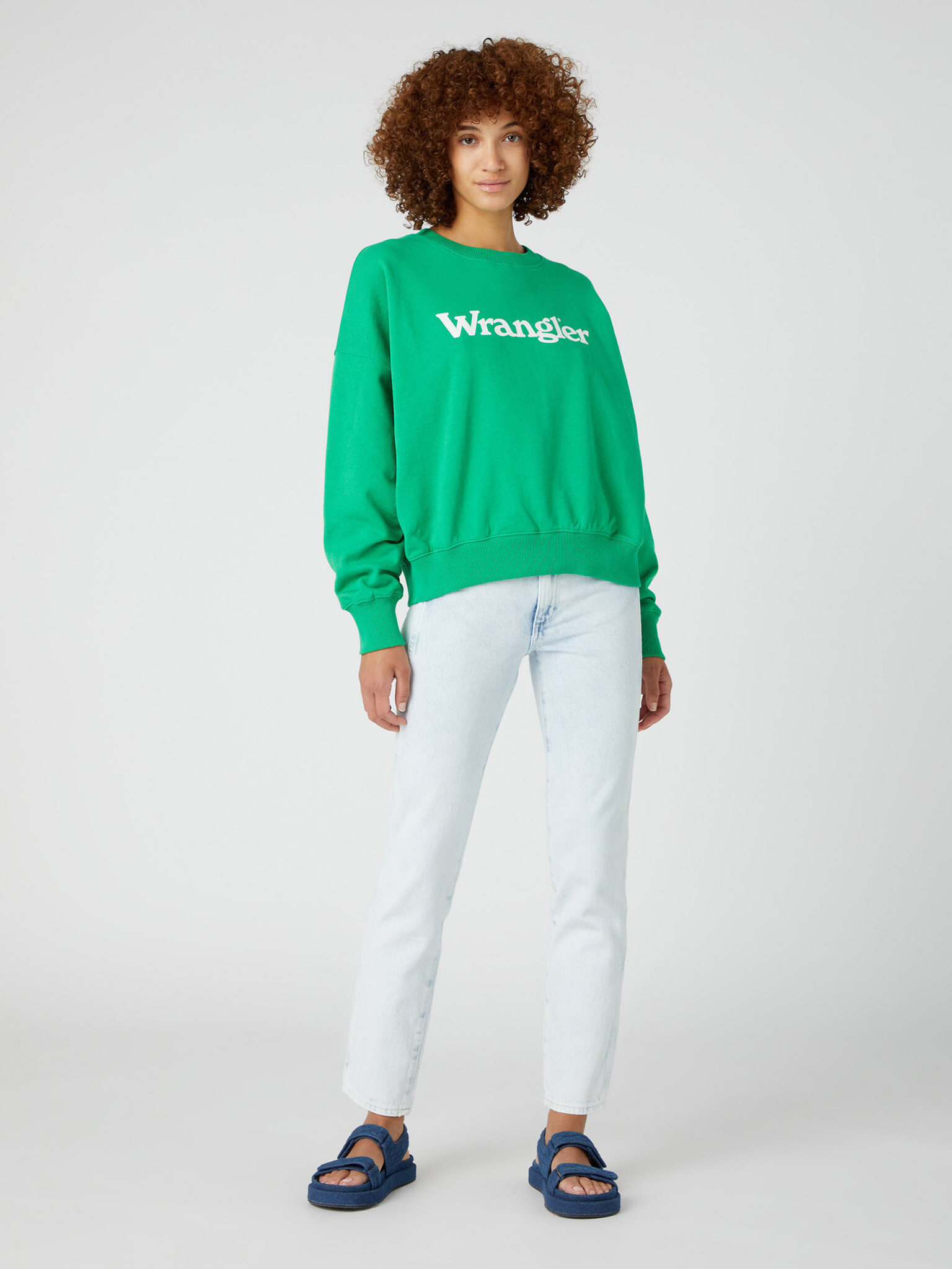 Wrangler Sweatshirt Zelen - Pepit.bg