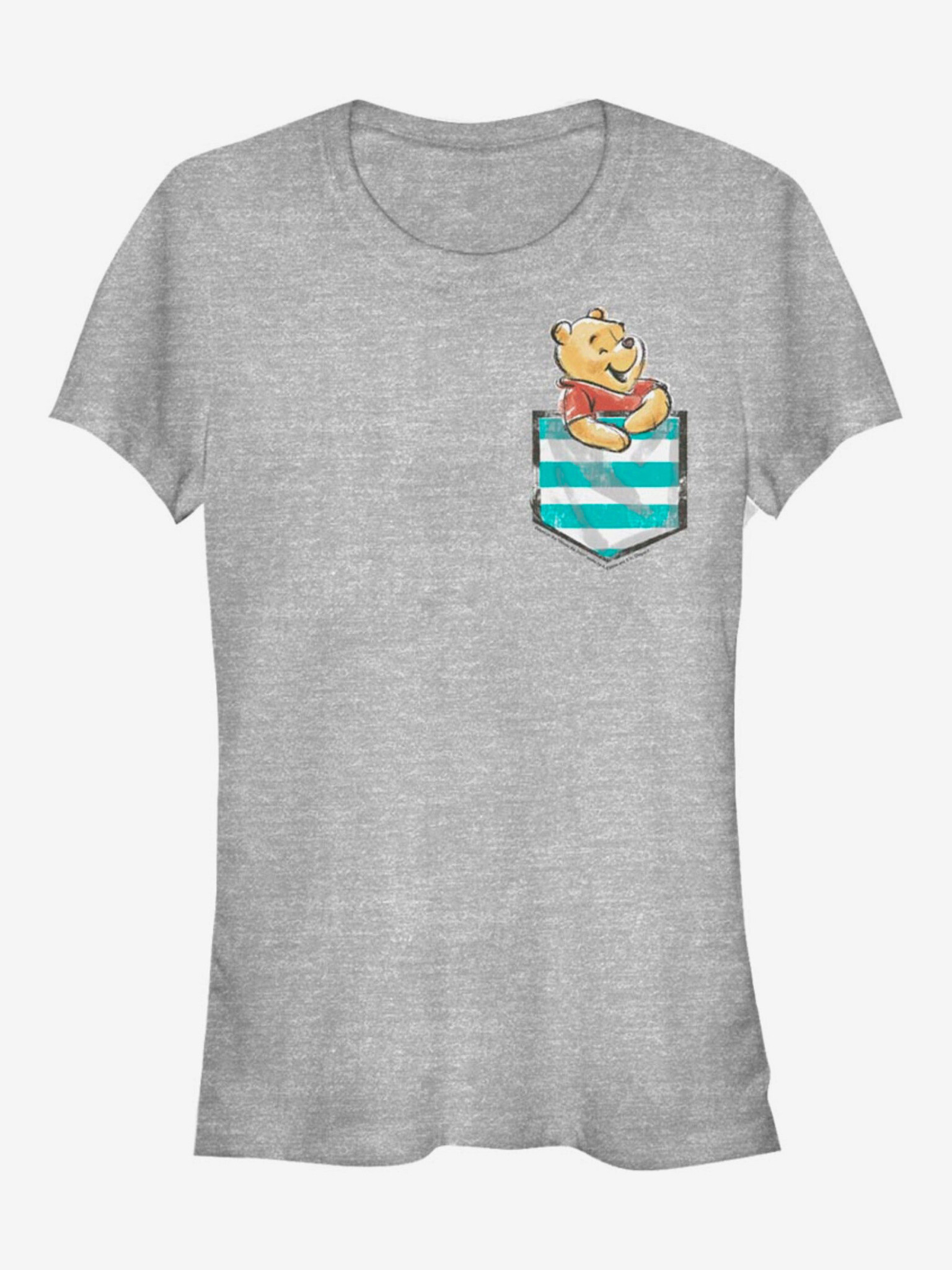 ZOOT.Fan Disney Medvídek Pú Winnie The Pooh T-shirt Siv - Pepit.bg