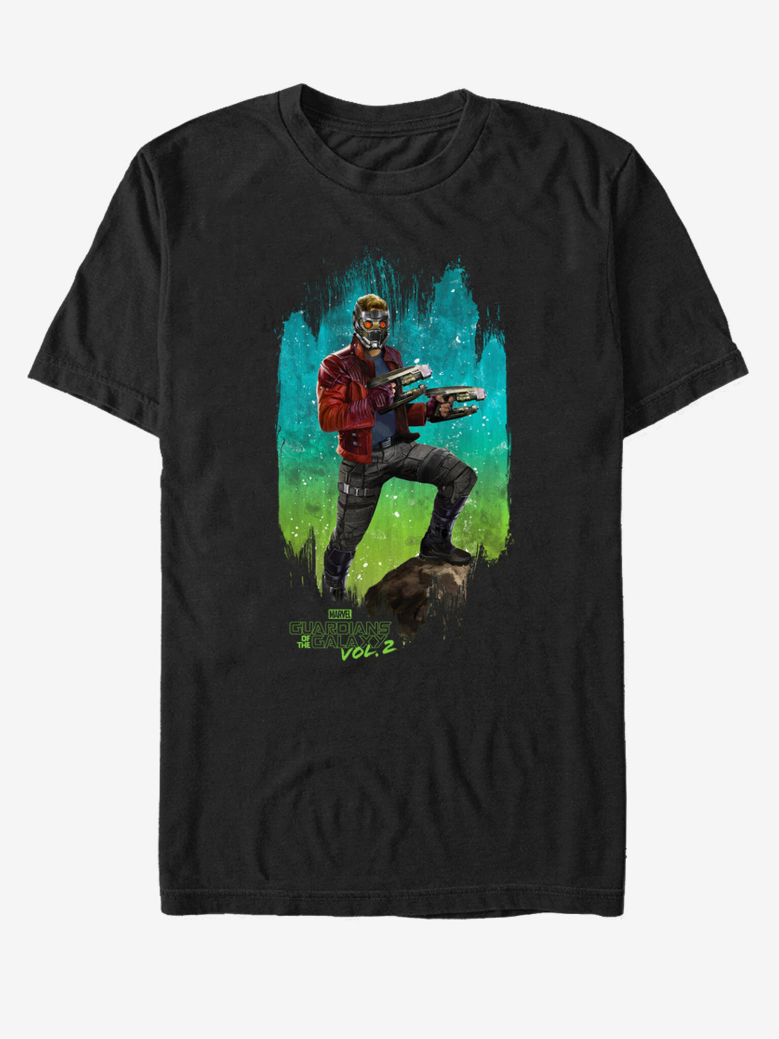 ZOOT.Fan Marvel Star-Lord Strážci Galaxie vol. 2 T-shirt Cheren - Pepit.bg