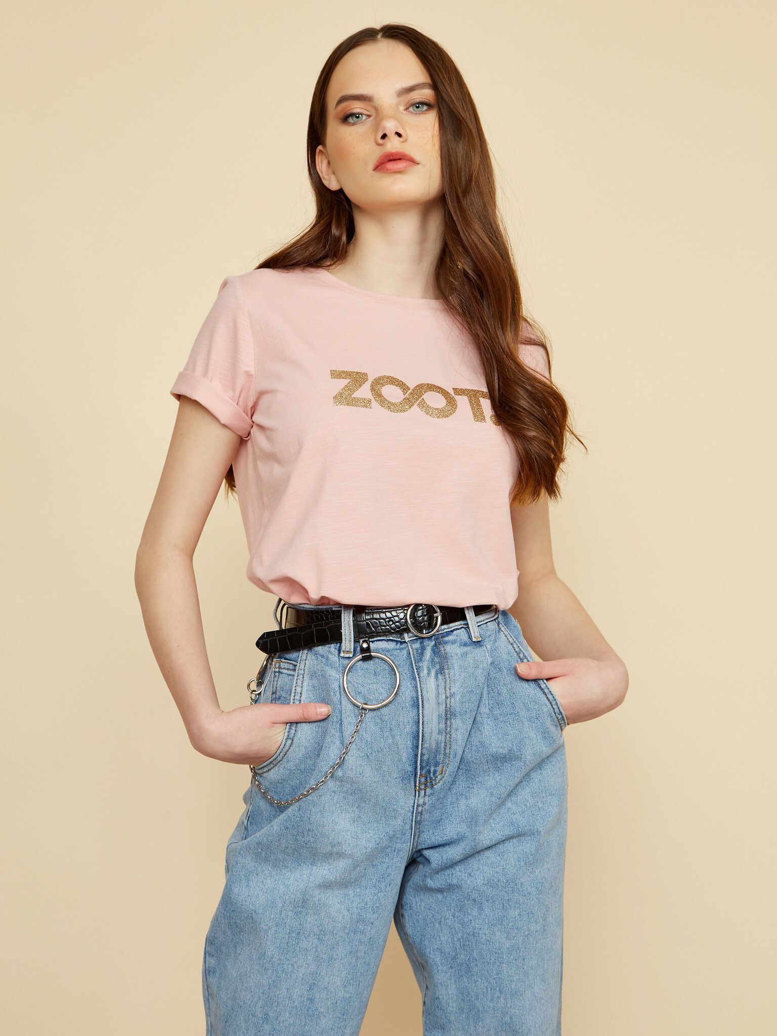 ZOOT.lab Lucy T-shirt Rozov - Pepit.bg