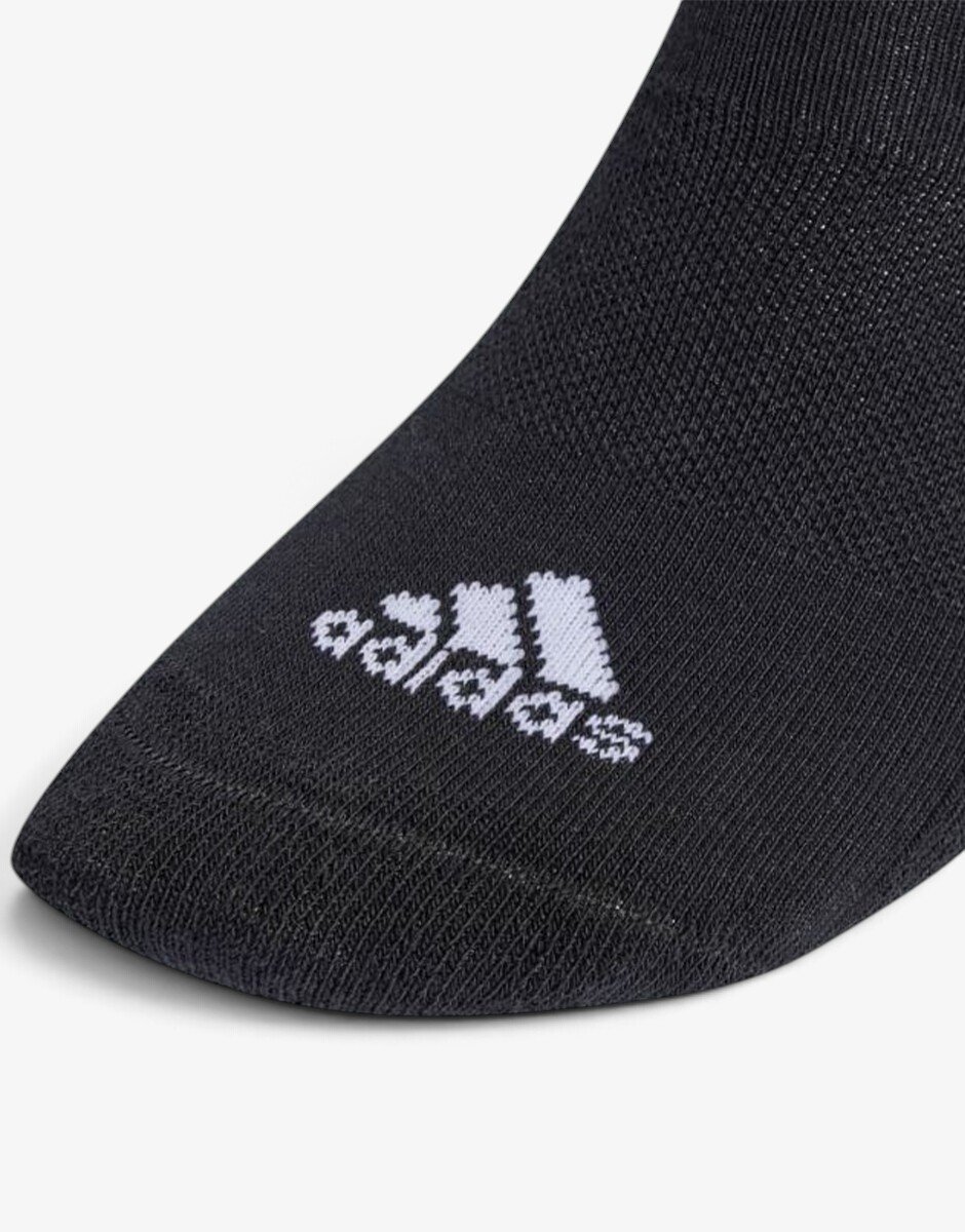 adidas 3 Packs Cushioned Sportswear 3-Stripes Black