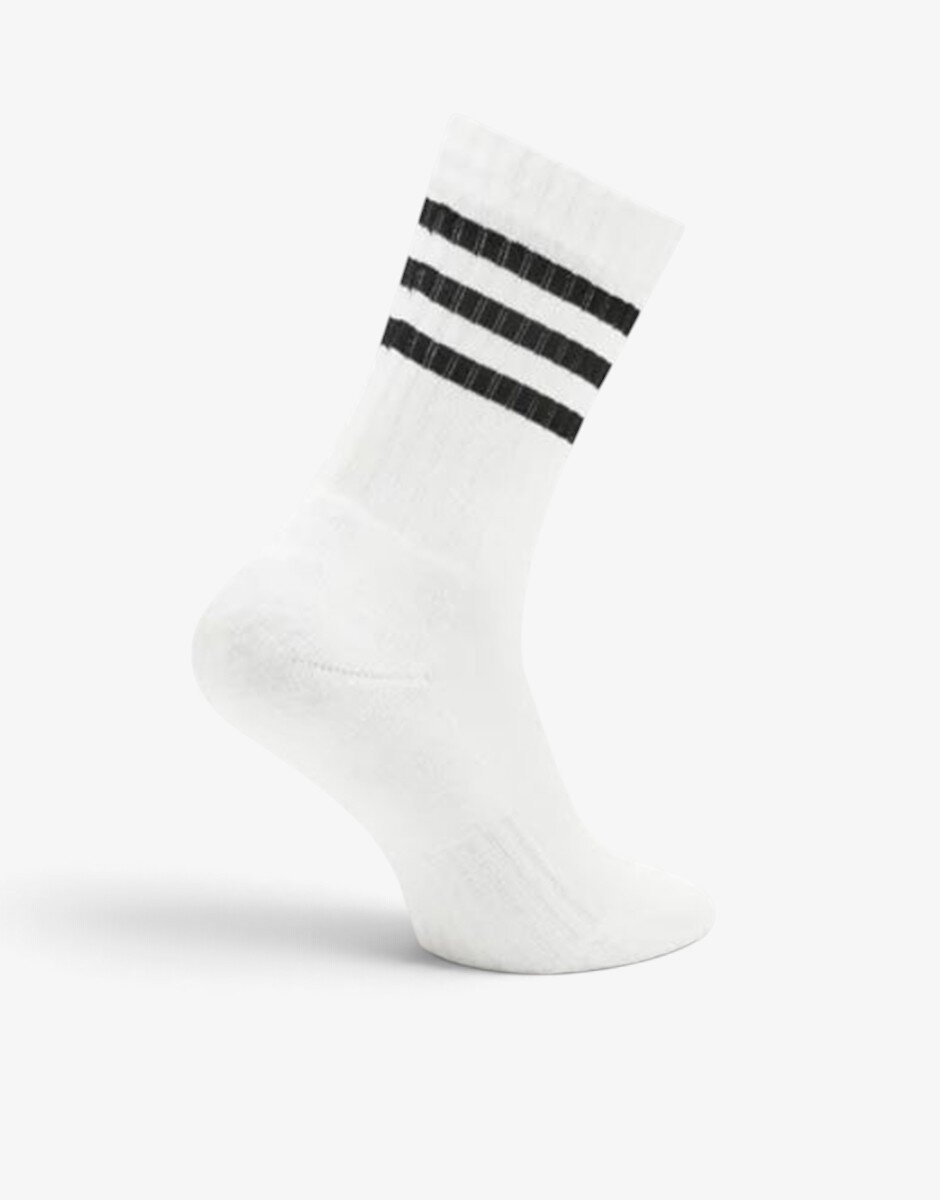 adidas 3 Packs Cushioned Sportswear 3-Stripes White