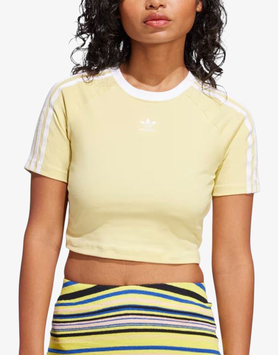 adidas 3-Stripes Baby Tee Yellow