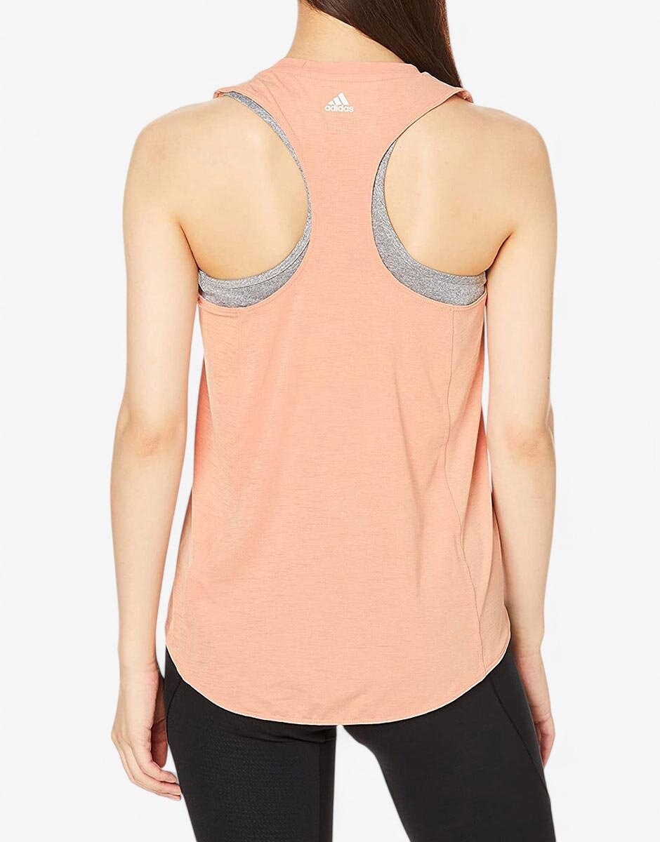 adidas 3-Stripes Logo Tank Top Pink