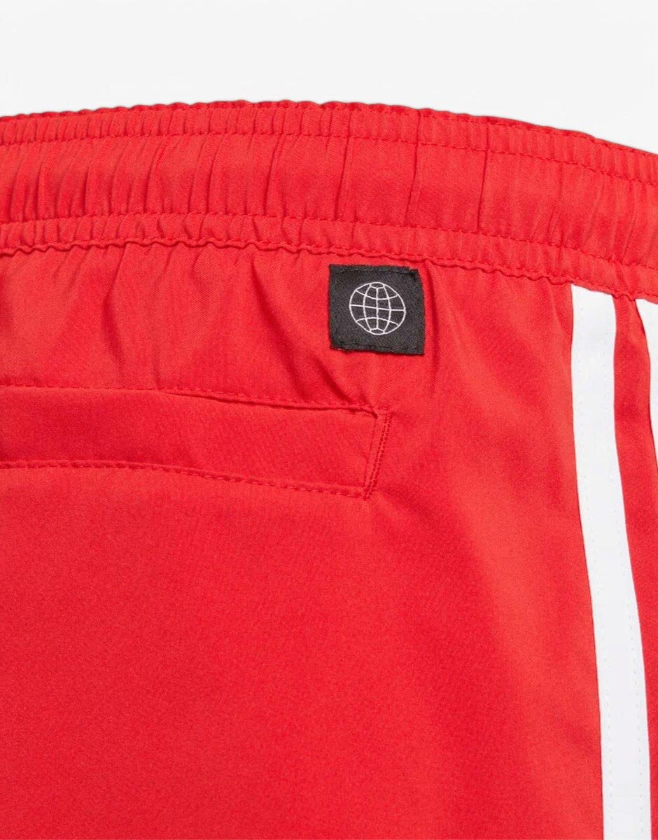 adidas 3-Stripes Swim Shorts Red