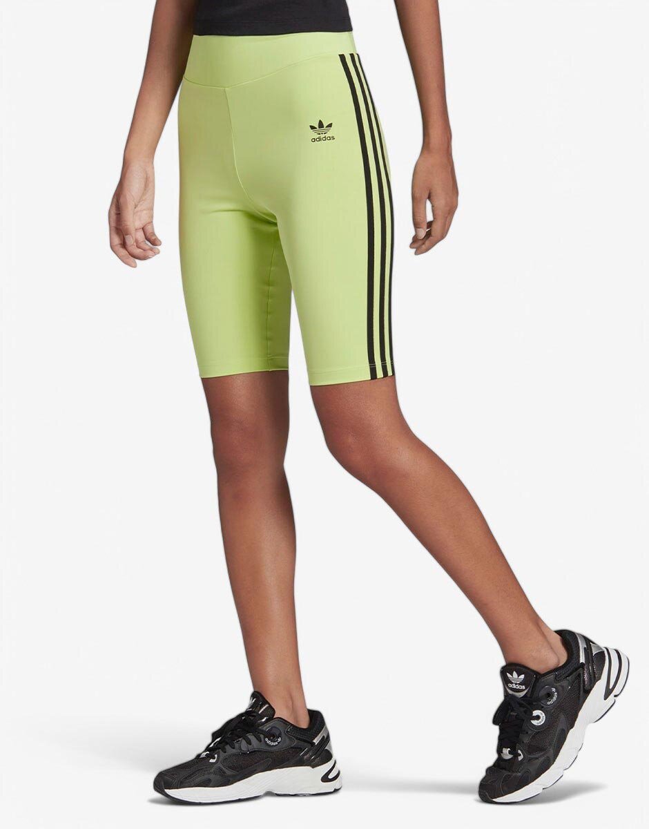 adidas Adicolor Classics Primeblue High-Waisted Short Tights Yellow