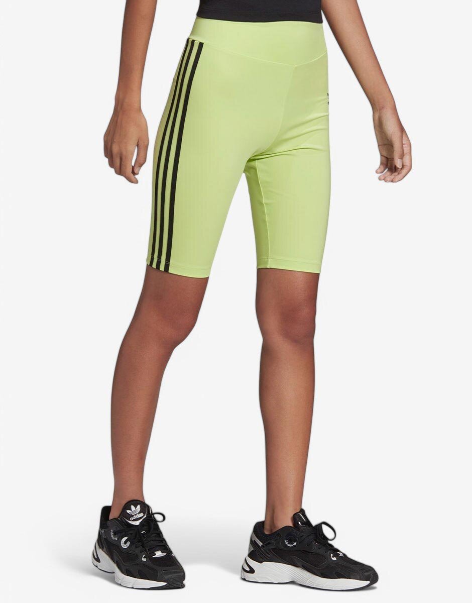 adidas Adicolor Classics Primeblue High-Waisted Short Tights Yellow