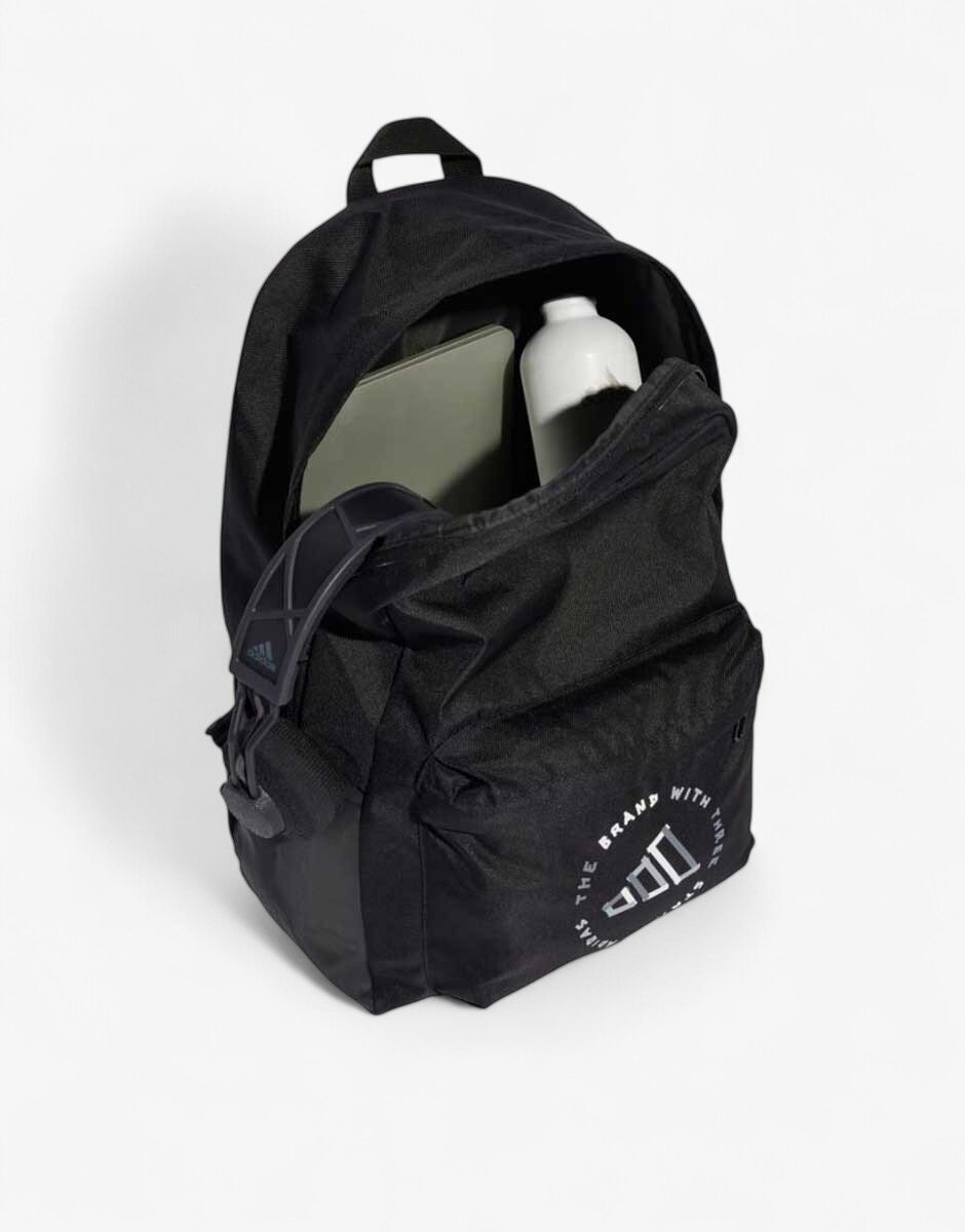 adidas Classic Print Backpack Black