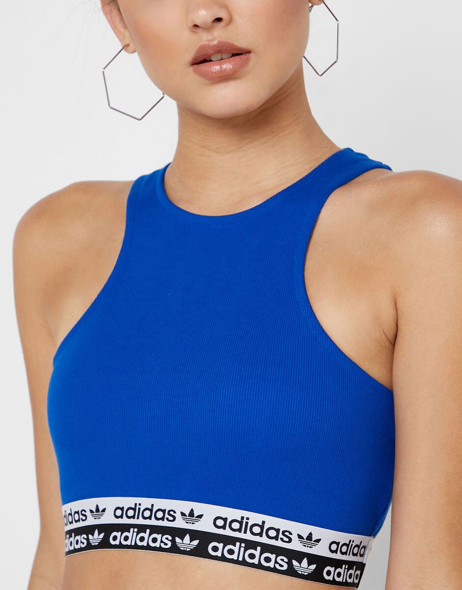 adidas Cropped Bra Top Royal