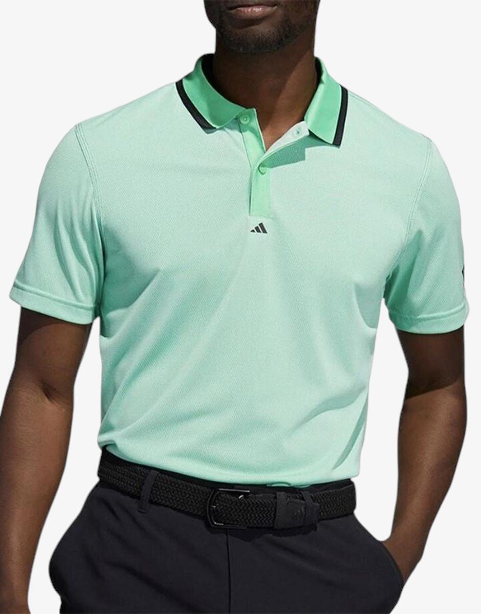 adidas Equipment Primegreen Polo Golf Tee Green