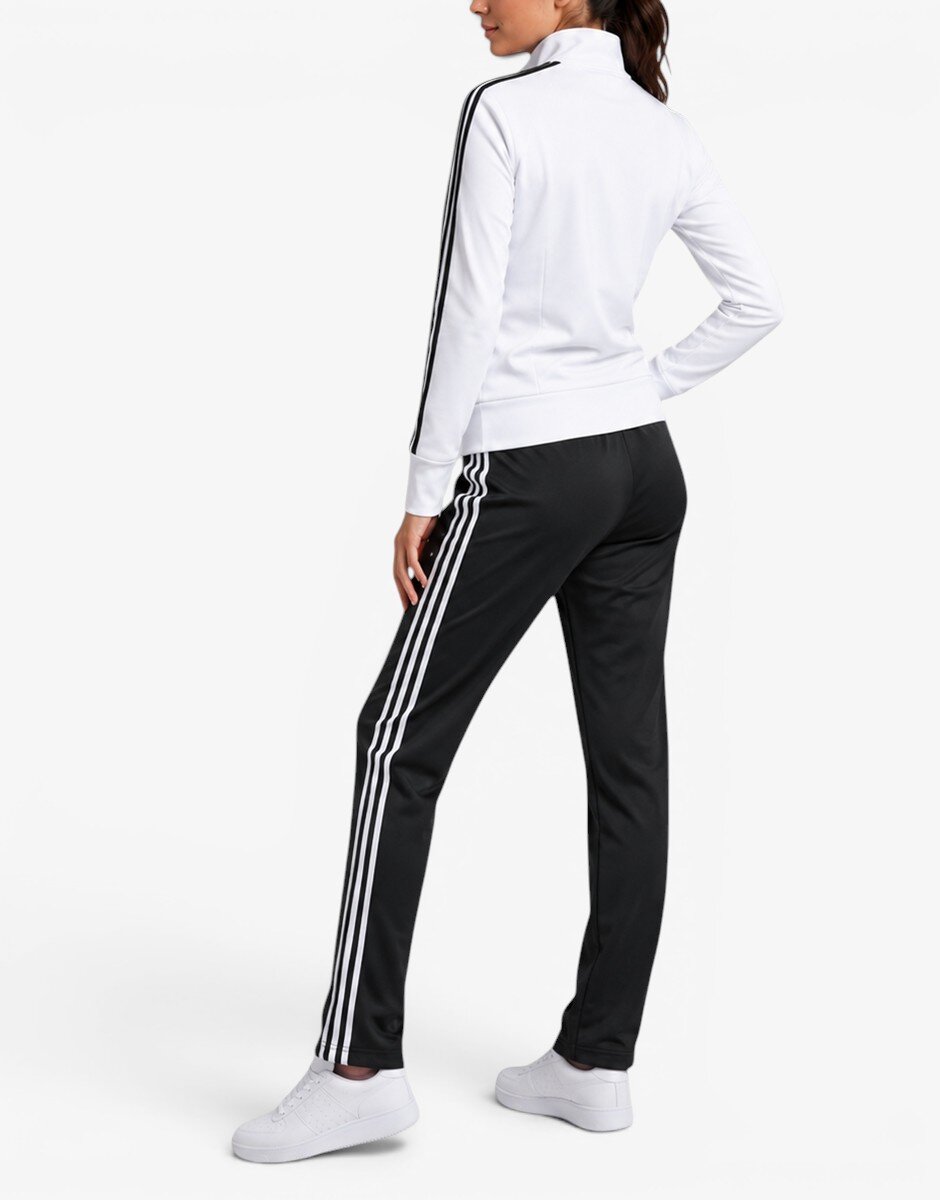 adidas Ess 3S Knit Tracksuit White