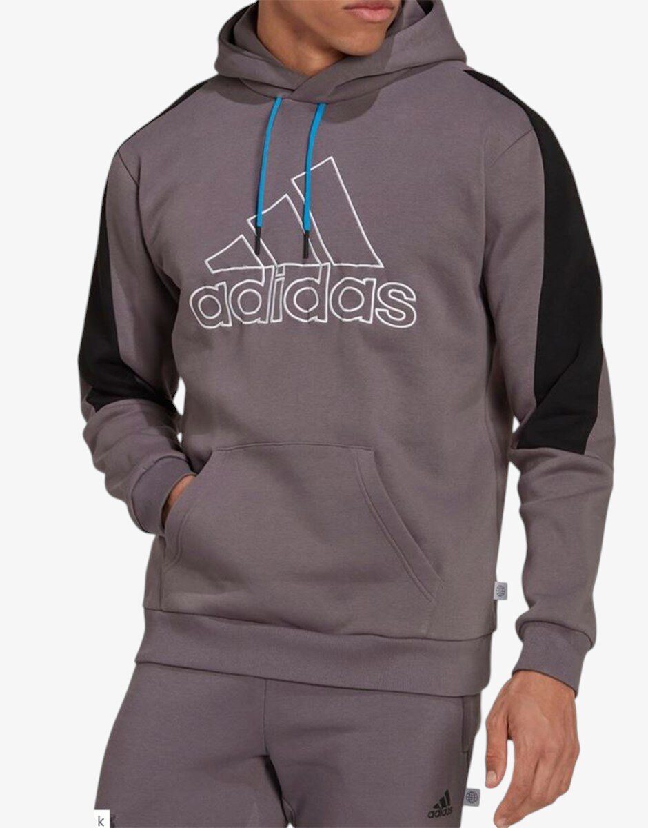 adidas Future Icons Badge of Sport Hoodie Gray/Black