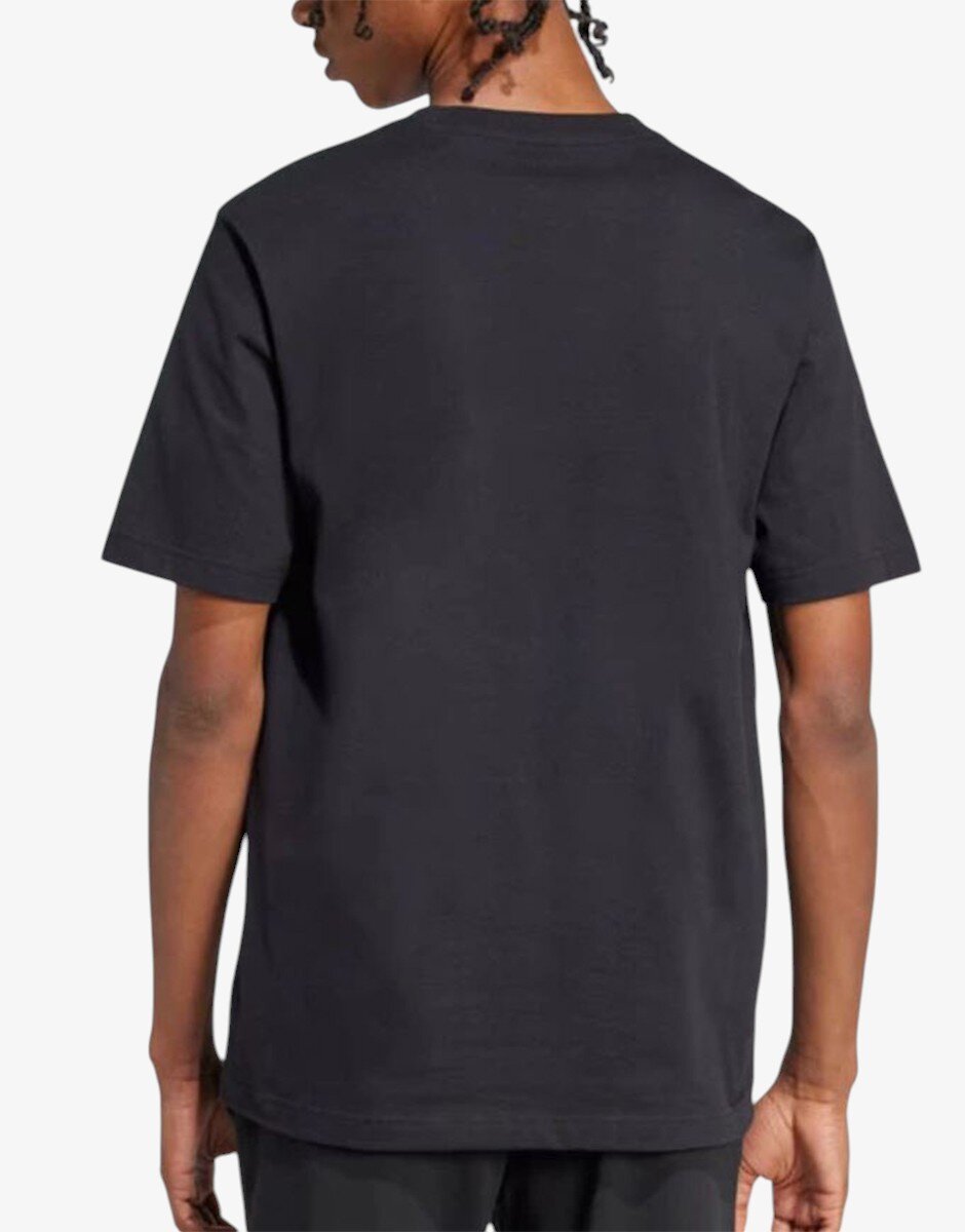 adidas Lounge Slides Graphic Pocket Tee Black