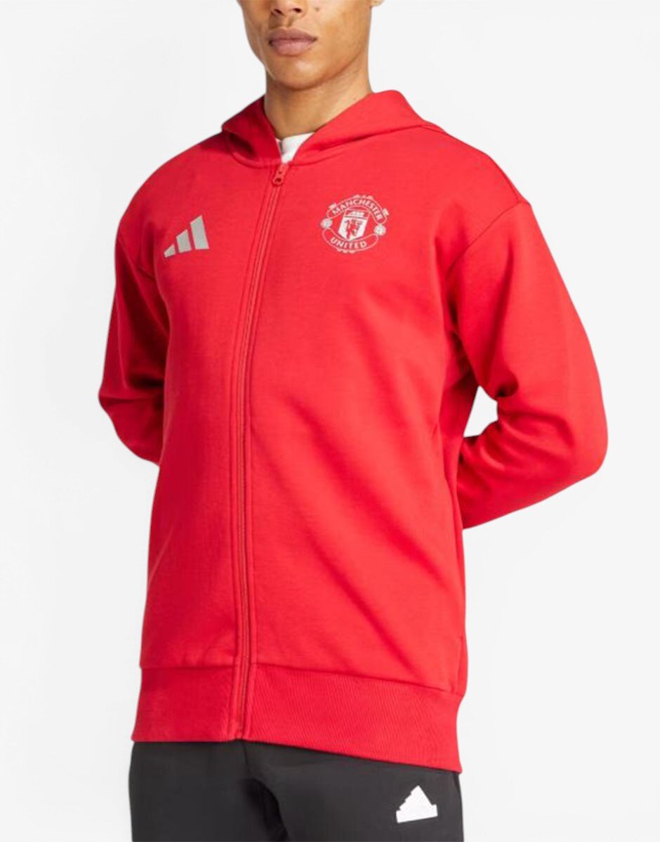 adidas Manchester United Anthem Jacket Red