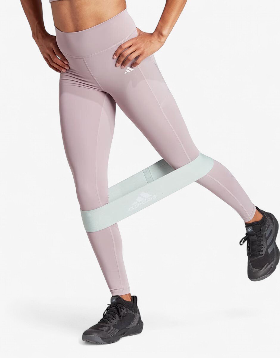 adidas Optime Stash High-Waist Leggings Purple