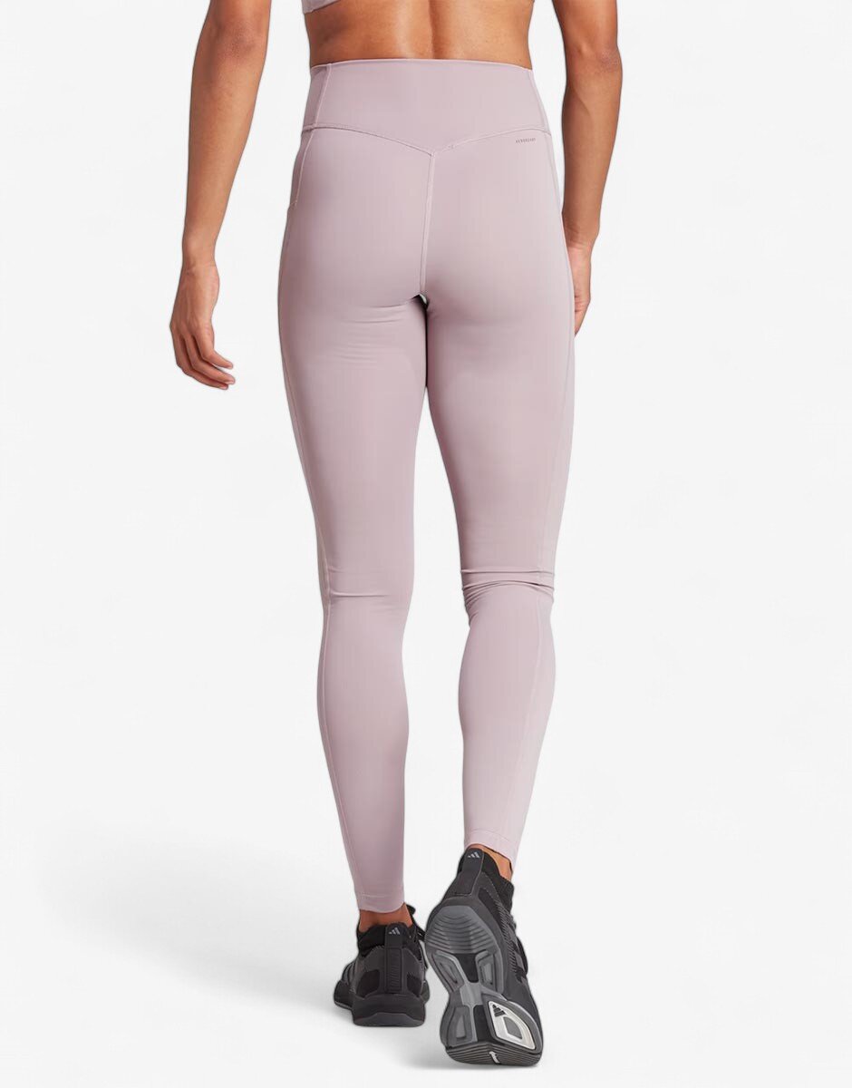 adidas Optime Stash High-Waist Leggings Purple