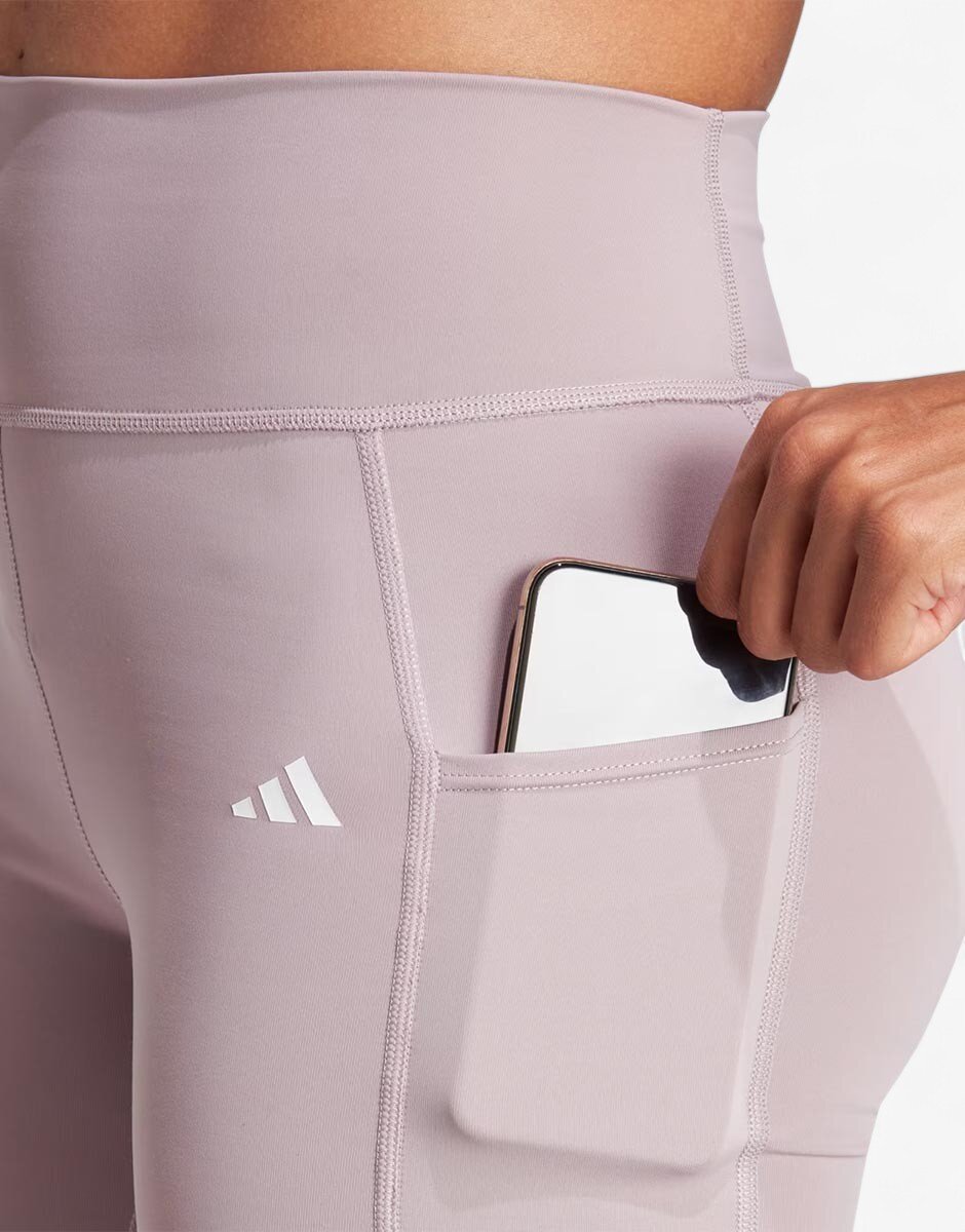 adidas Optime Stash High-Waist Leggings Purple