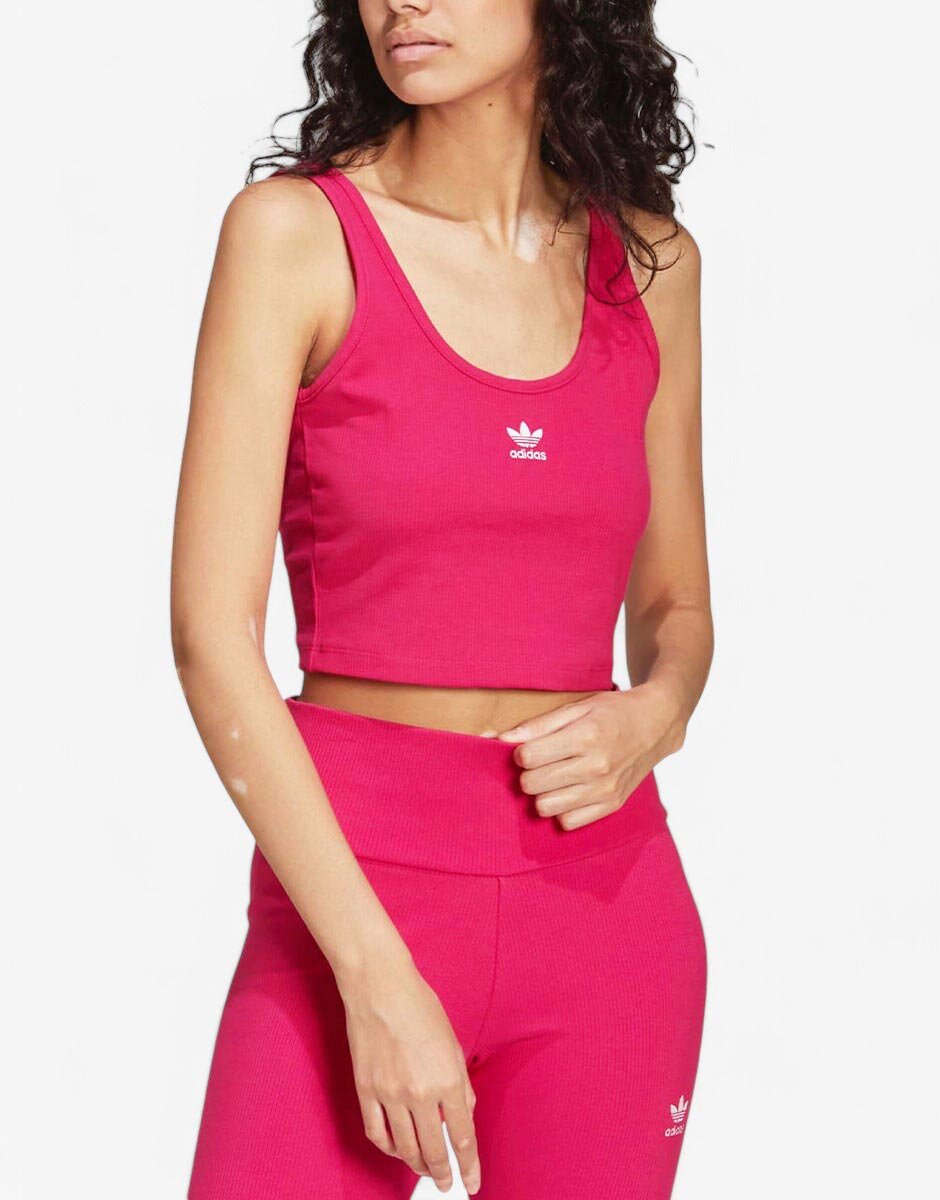 adidas Originals Adicolor Essentials Rib Tank Top Pink