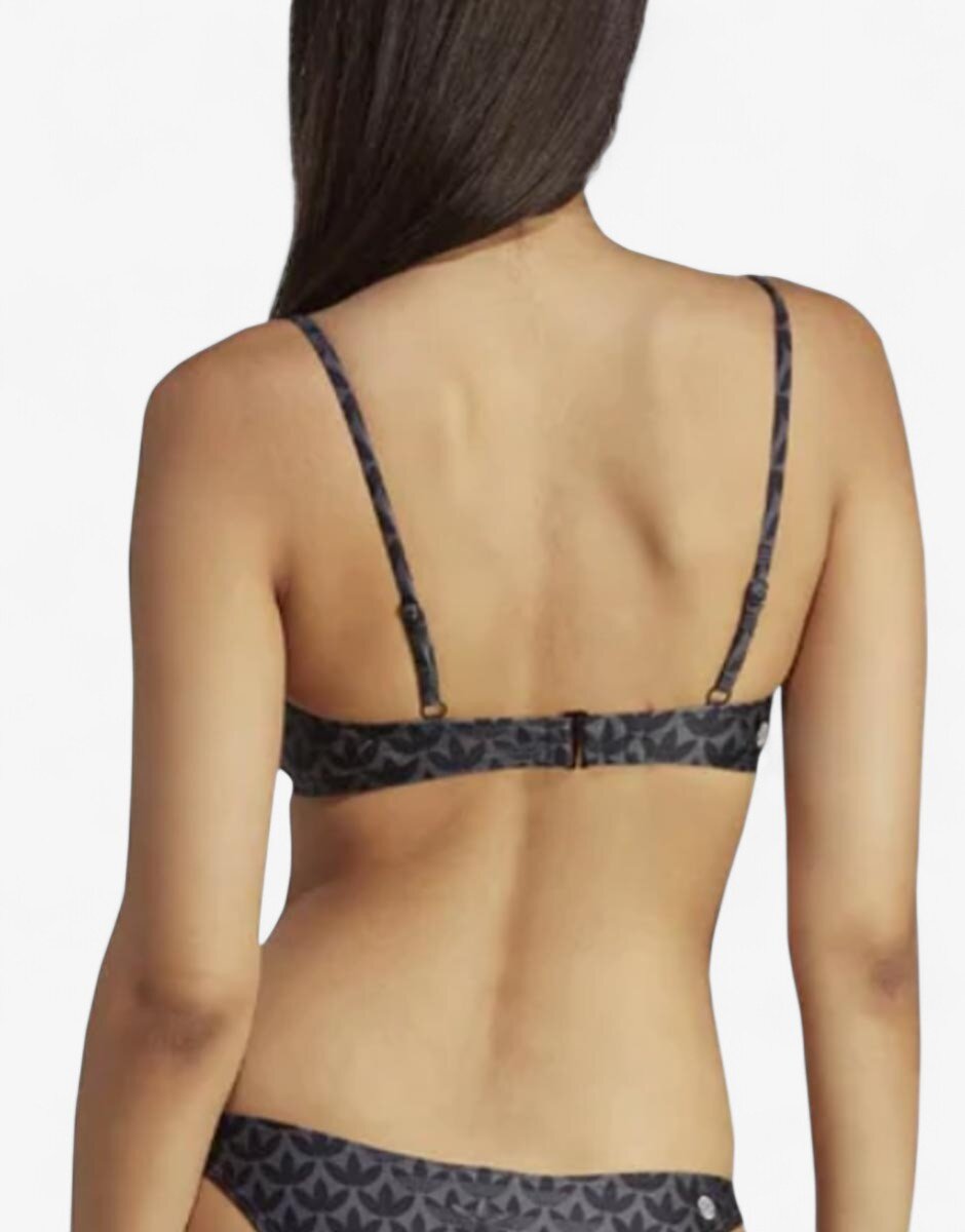 adidas Originals Monogram Swim Top Black/Grey