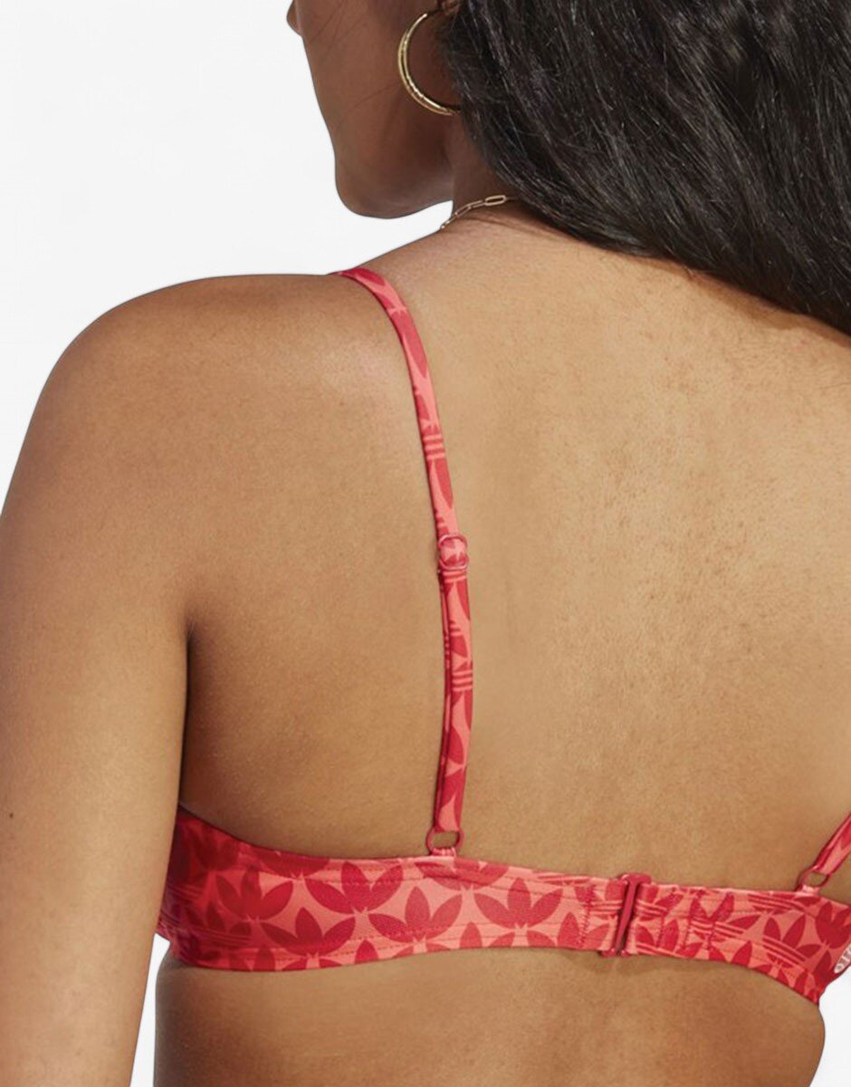 adidas Originals Monogram Swim Top Red