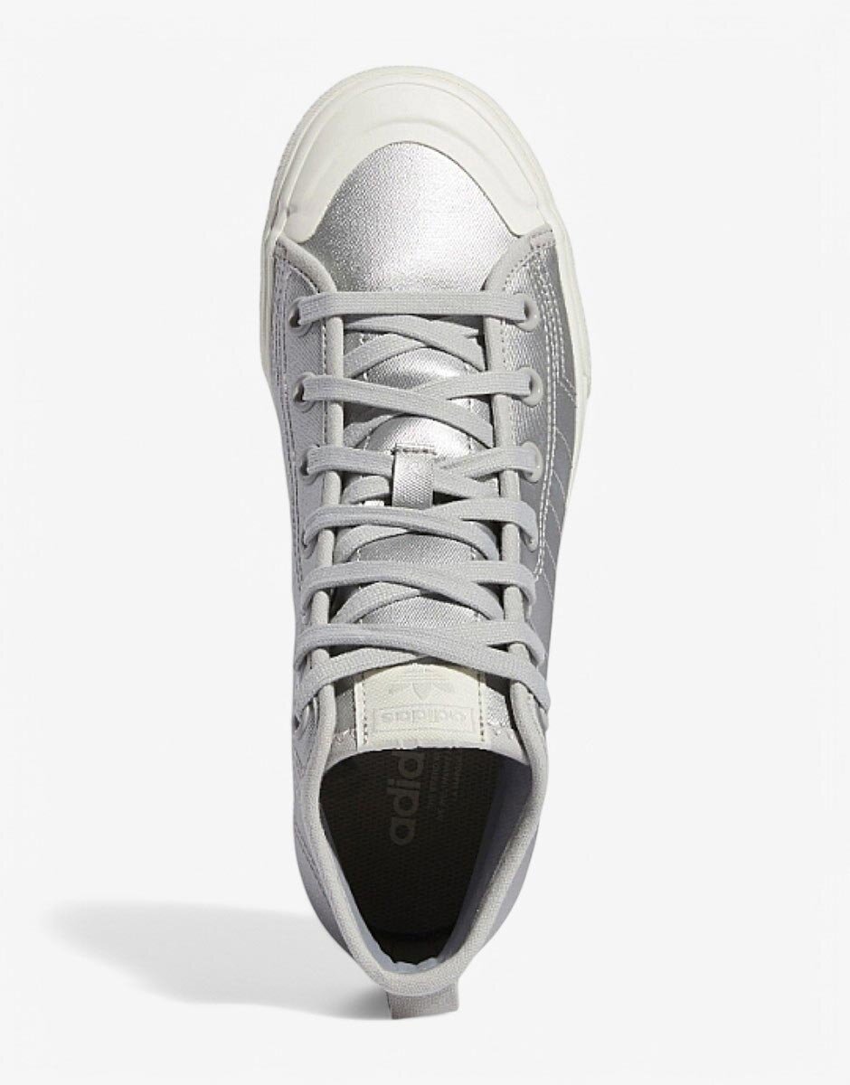 adidas Originals Nizza Platform Mid Shoes Silver