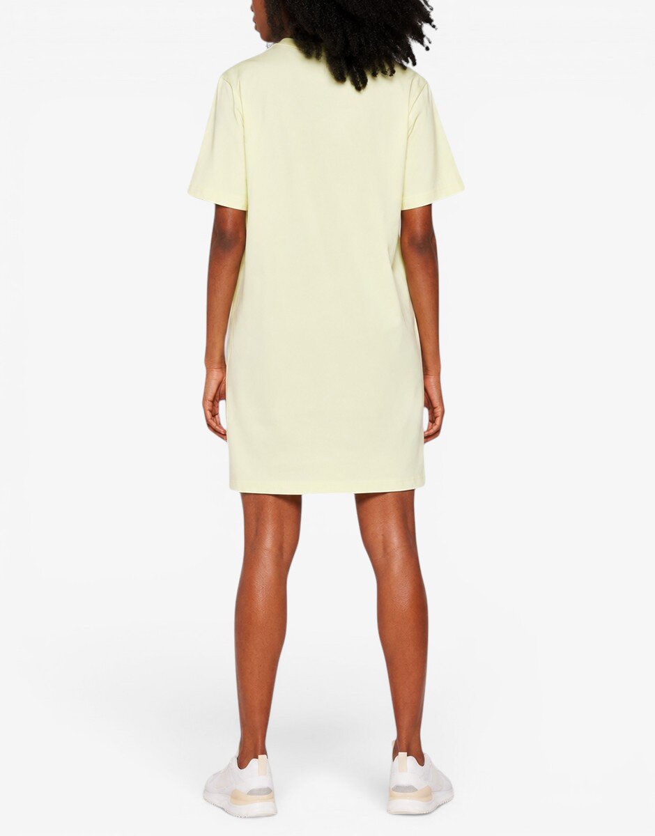 adidas Originals Tennis Luxe Tee Dress Yellow