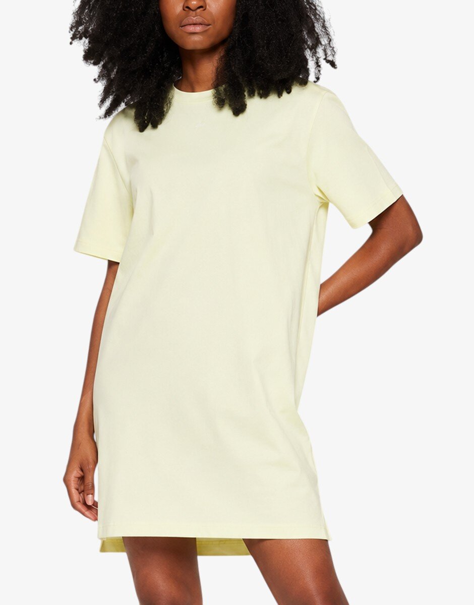 adidas Originals Tennis Luxe Tee Dress Yellow