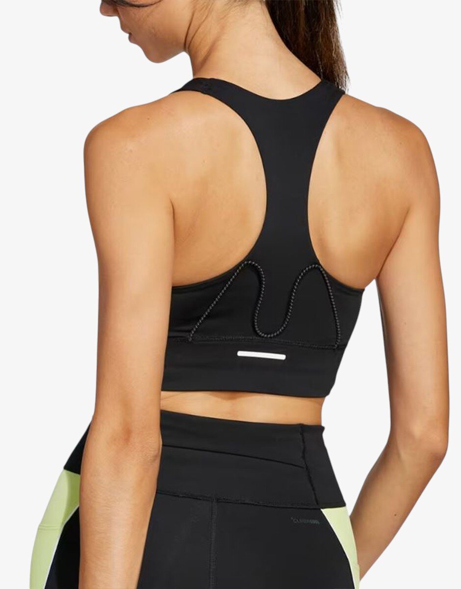 adidas Run Pocket Medium Support Bra Black
