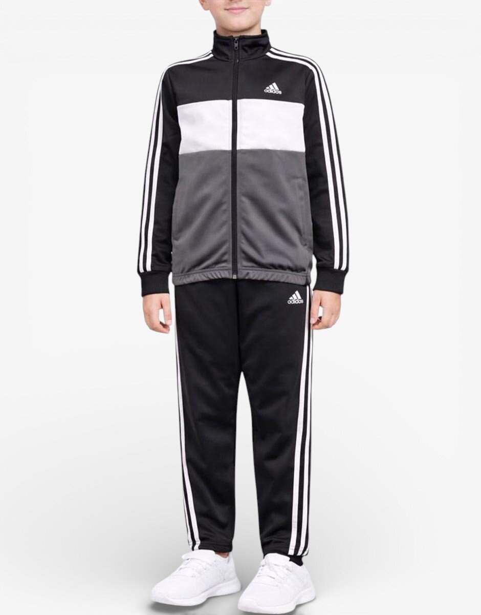 adidas Sportswear Essentials Tracksuit Black/Grey