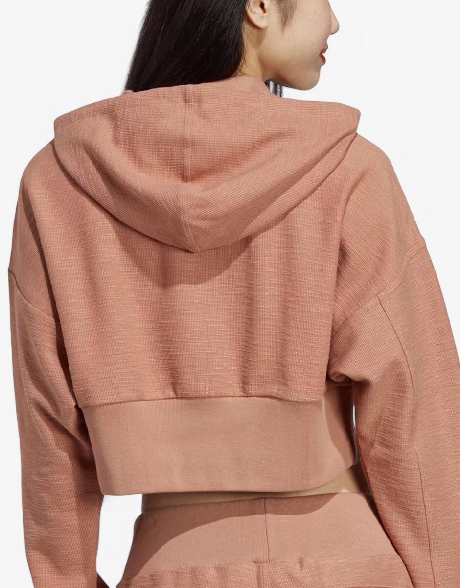adidas Sportswear Lounge Terry Loop Hoodie Brown