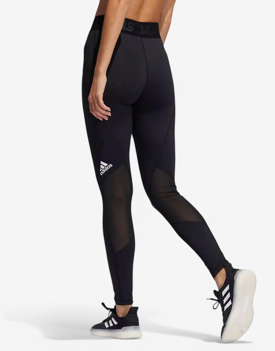 adidas TechFit 3 Bar Logo Training Leggings Black