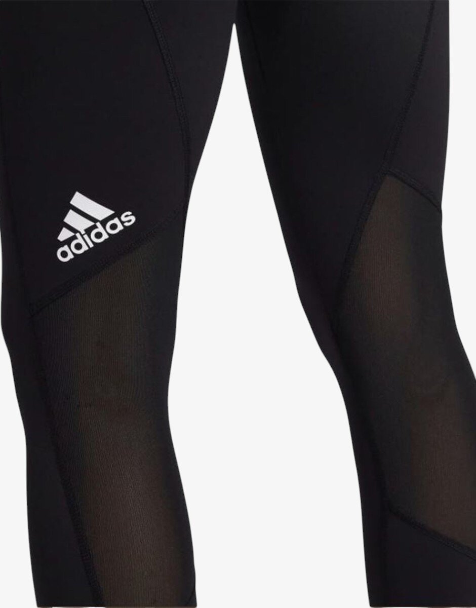 adidas TechFit 3 Bar Logo Training Leggings Black
