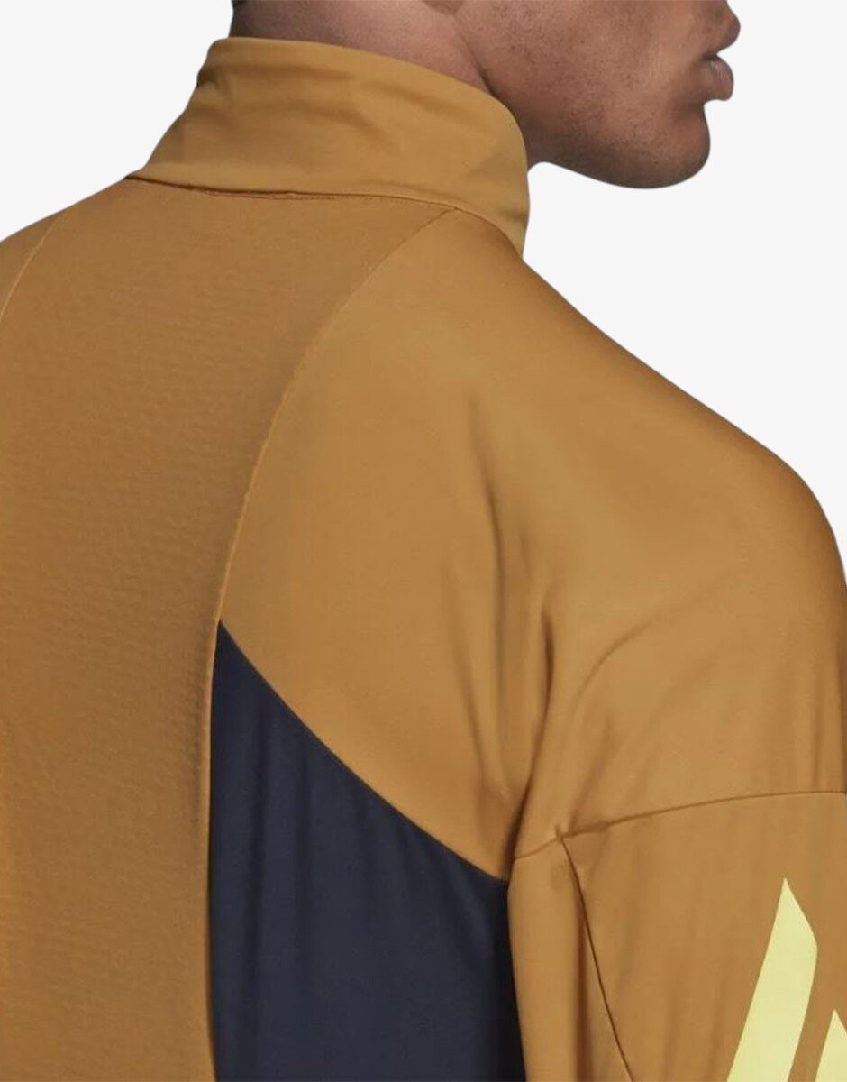 adidas Terrex Xperior Cross-Country Ski Soft Shell Jacket Brown