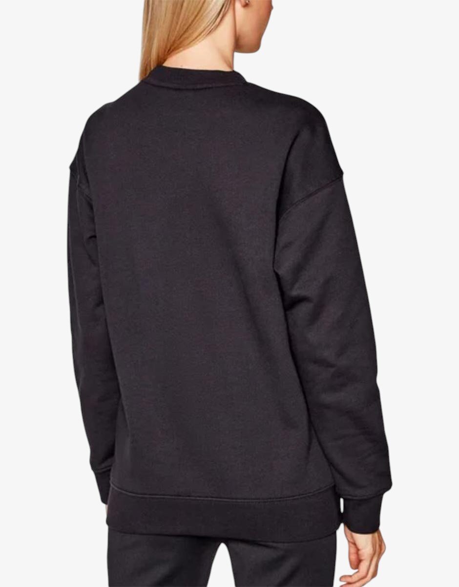 adidas Trefoil Crew Regular Fit Sweatshirt Black