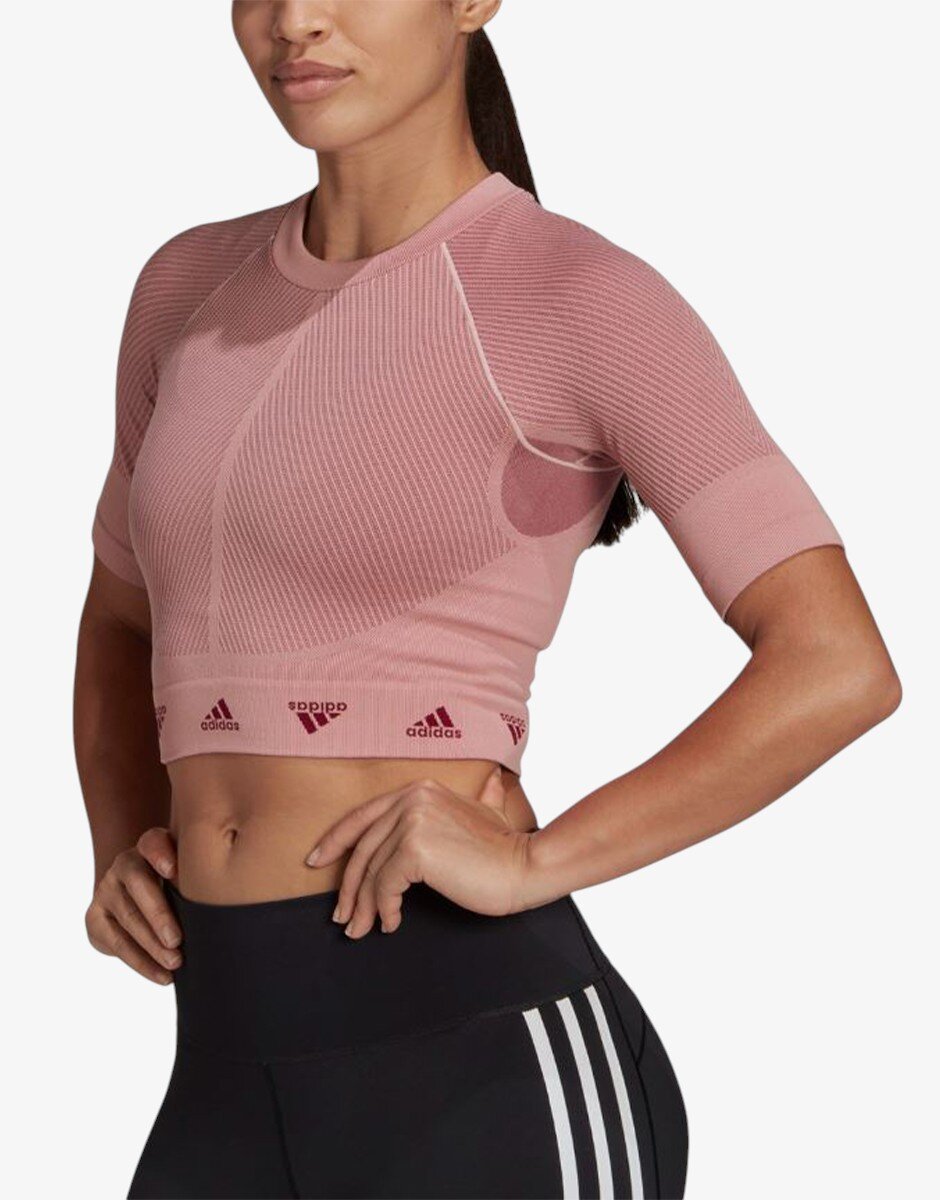 adidas Versatile Aeroknit Tee Pink