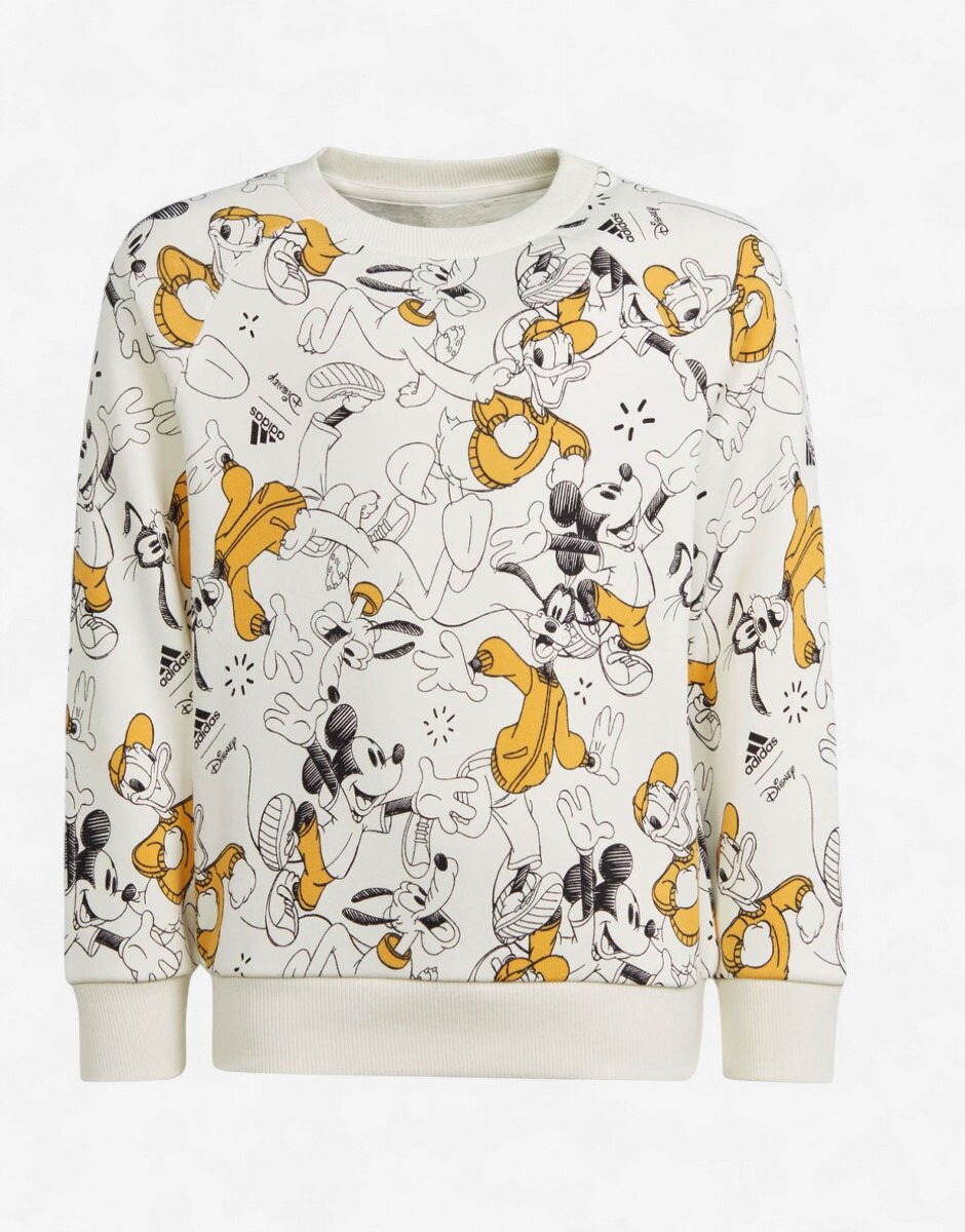 adidas x Disney Mickey Mouse Sweatshirt Off White/Yellow