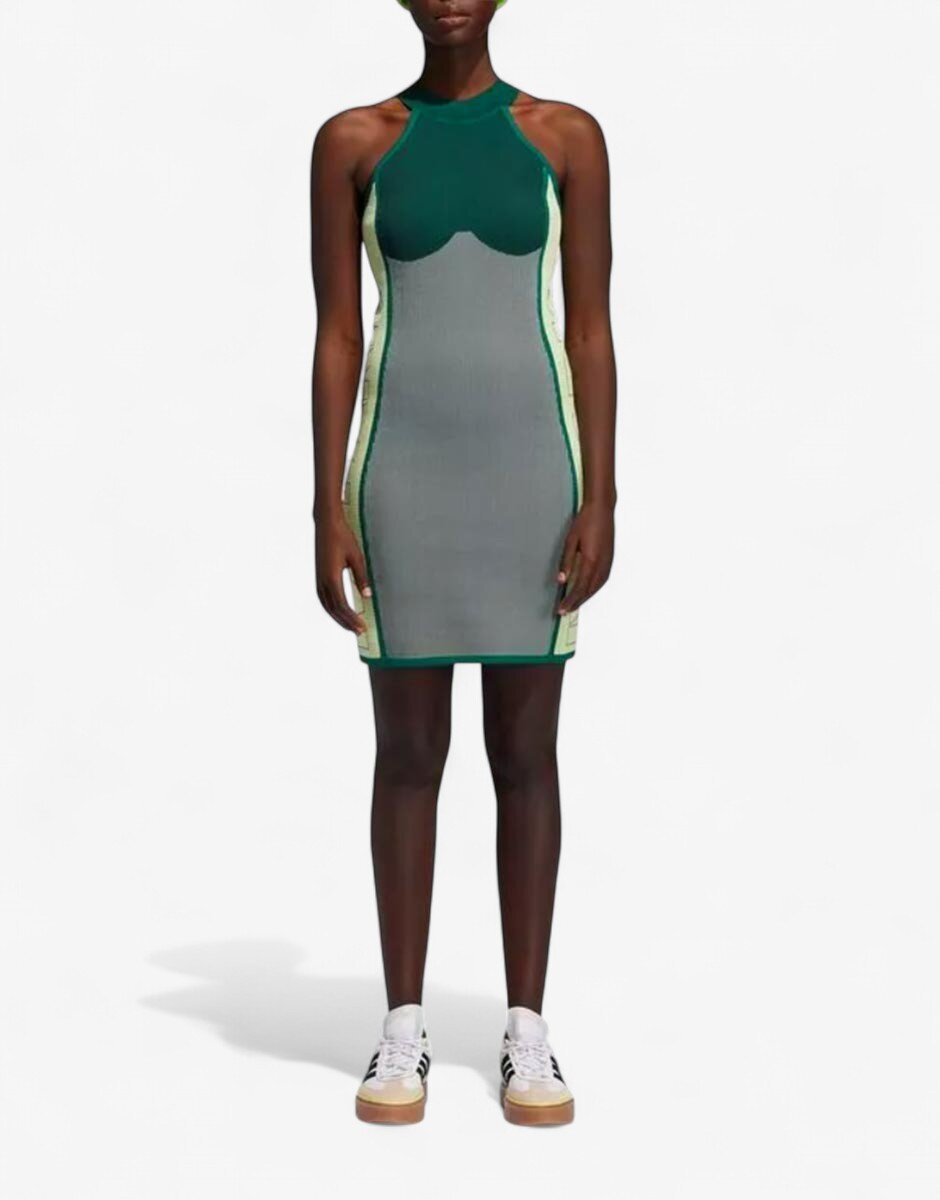 adidas x Ivy Park Knit Logo Dress Green/Multi