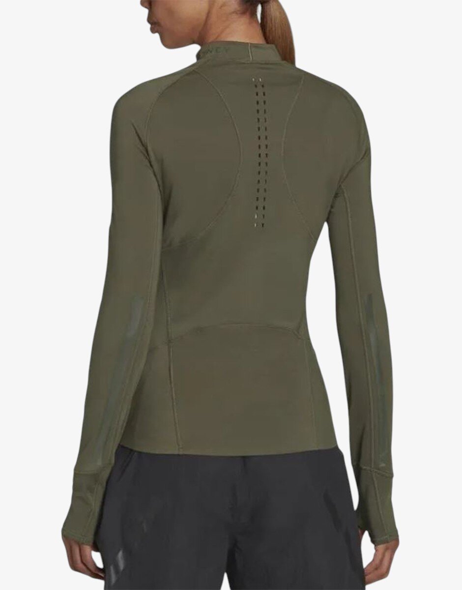 adidas x Stella McCartney True Purpose Long Sleeve Top Green