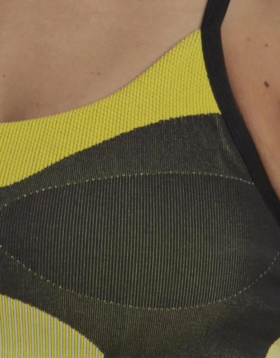 adidas x Stella Mccartney Truestrength Yoga Knit Bra Yellow/Green