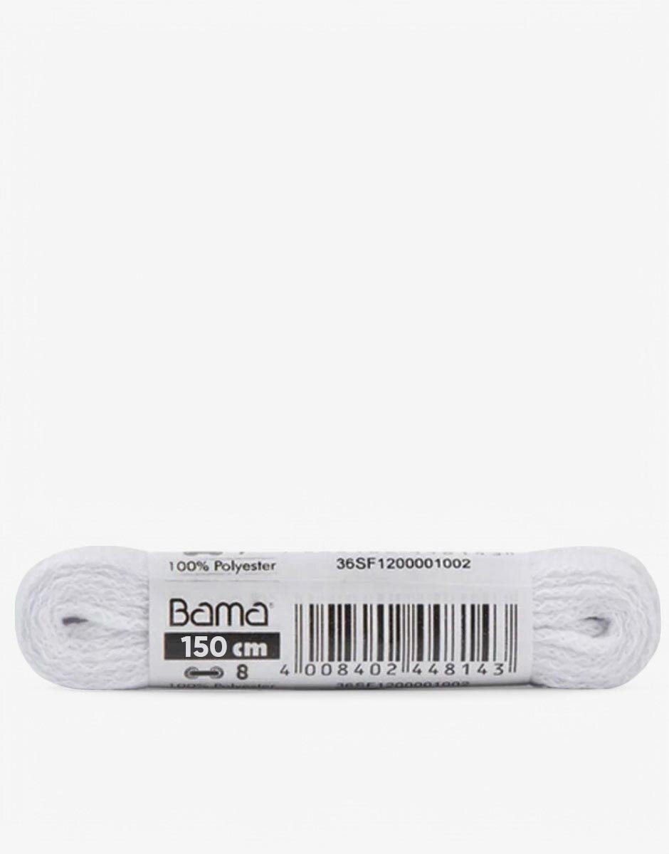 BAMA Flat Laces White -150cm