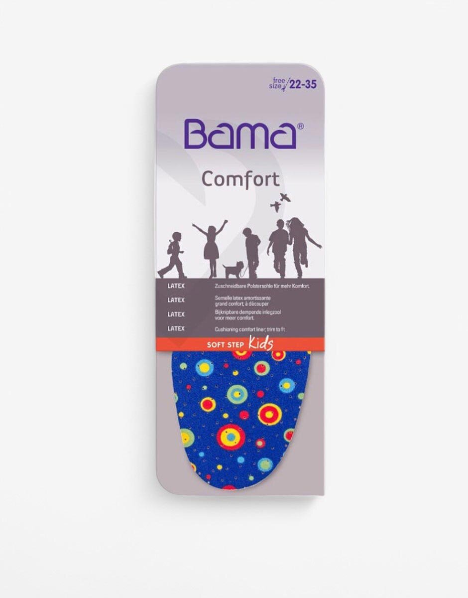 BAMA Soft Step Kids Insoles Multicolor