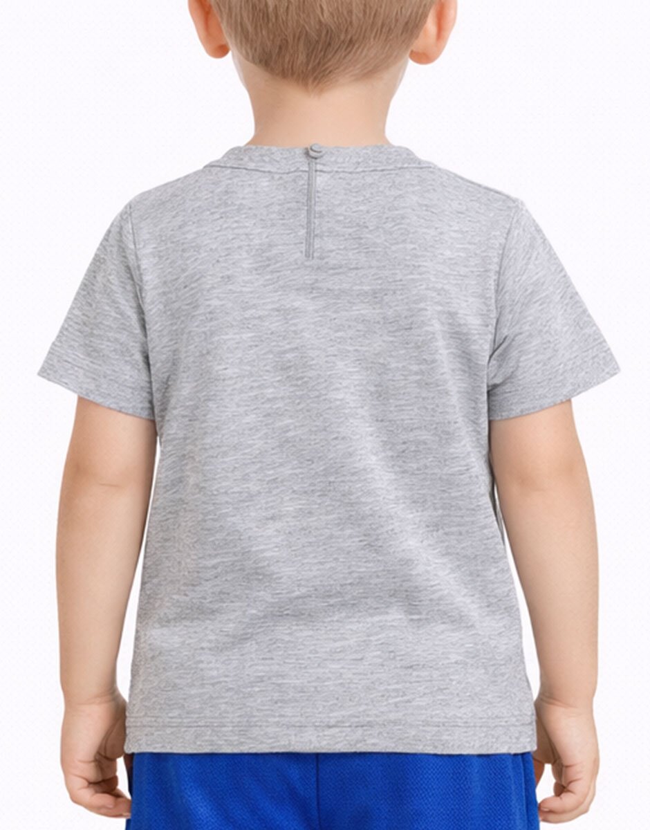 Chicco Boys Tee Light Grey Printed