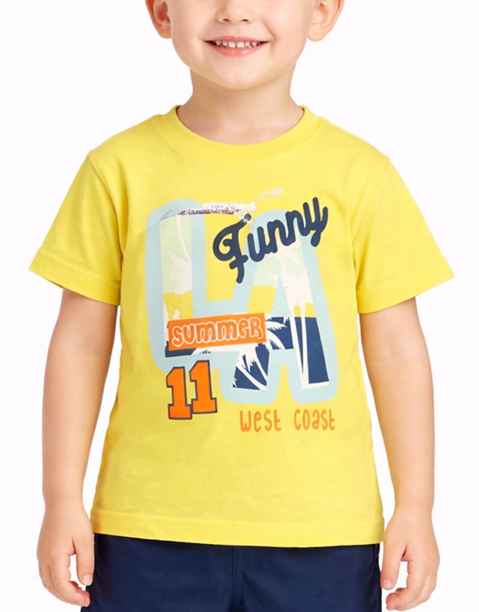 Chicco Boys Tee Medium Yellow
