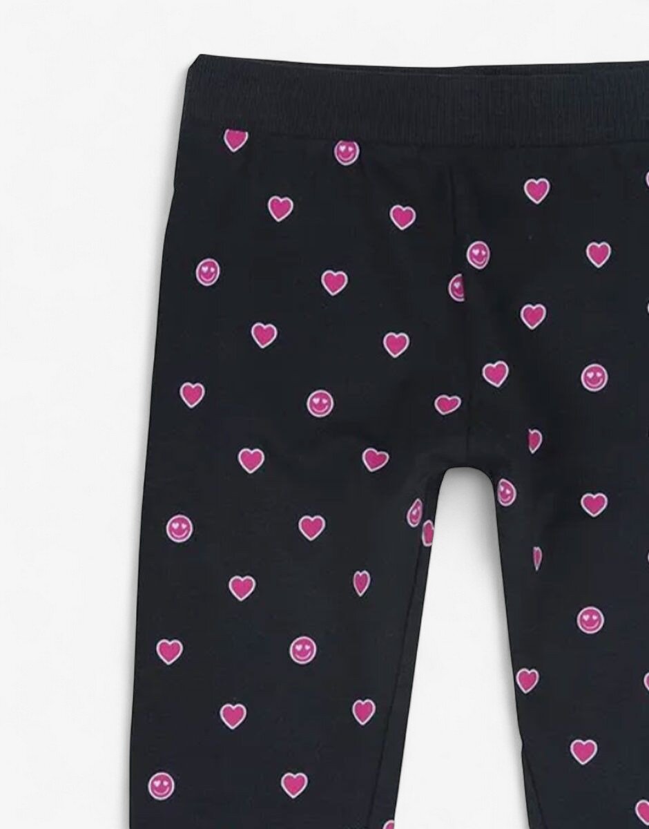 Chicco Girls Leggings Black/Pink