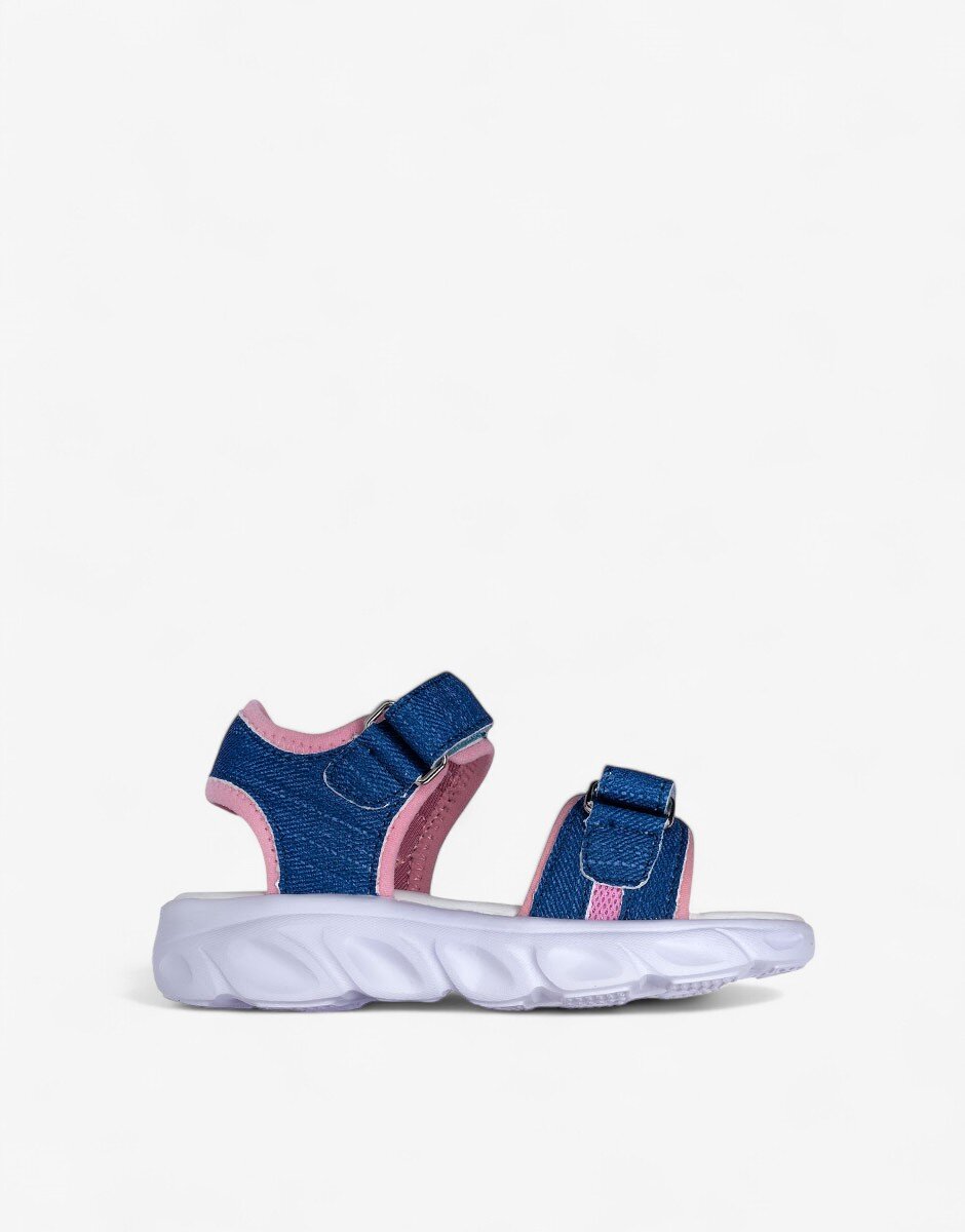 Chicco Girls Sandals Denim/Pink