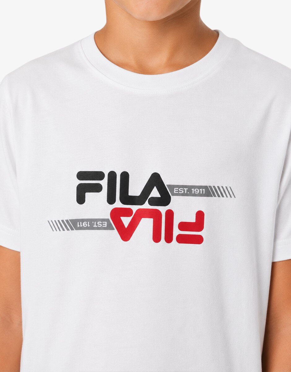 Fila Morimondo Regular Graphic Tee White