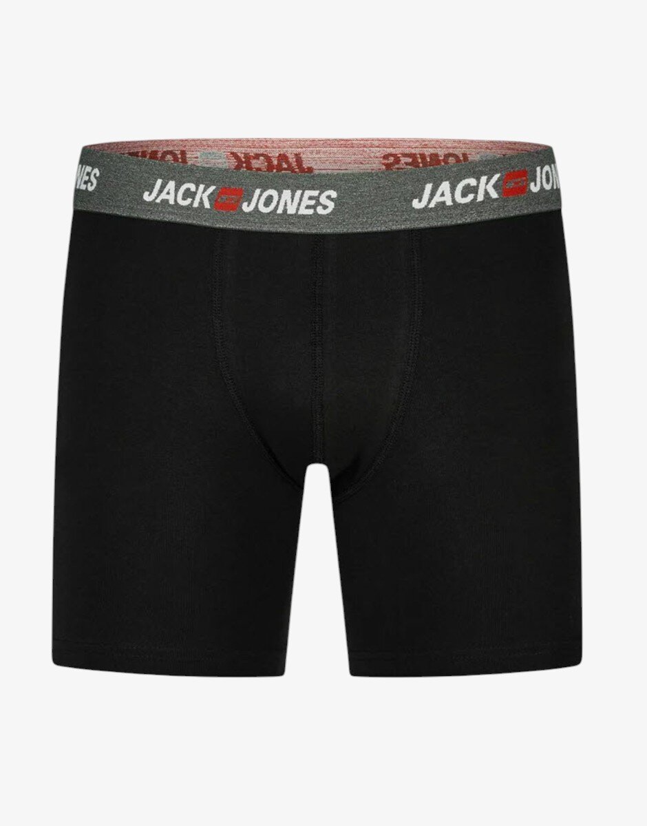 JACK&JONES Jaccorp Logo Boxer Briefs All Black 6 Pack