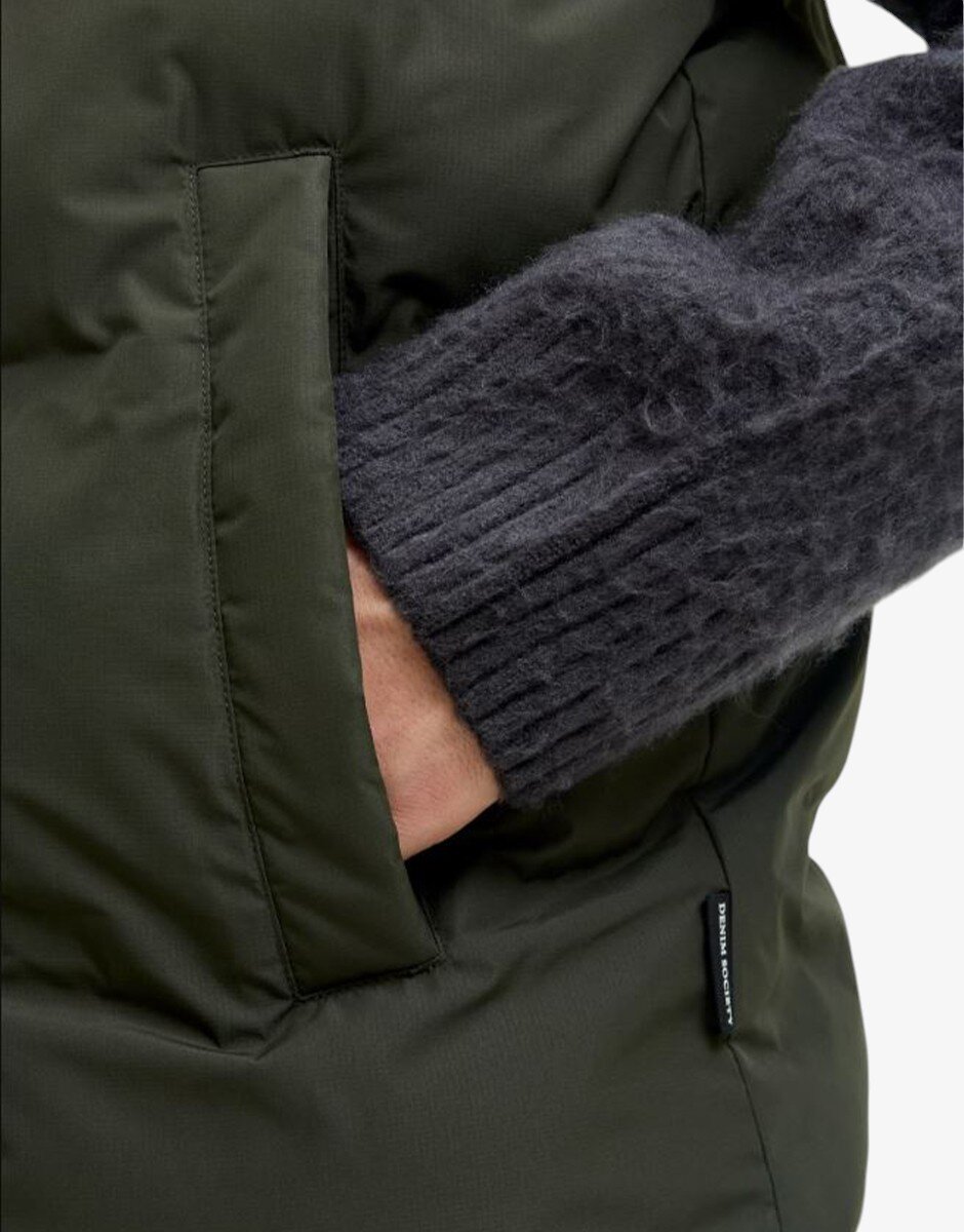 JACK&JONES Jеsoho Bodywarmer Collar SN Rosin Green